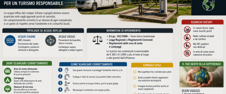 Scarico Acque Reflue Camper: Guida Legale e Pratica per un Turismo Responsabile Scarico Acque Reflue Camper: Guida Legale e Pratica per un Turismo Responsabile